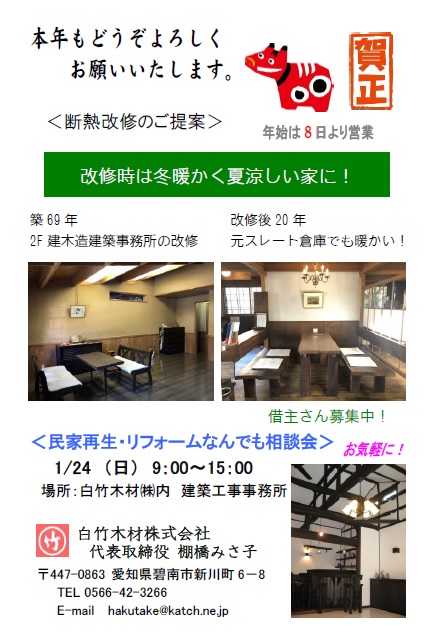 あけましておめでとうございます。