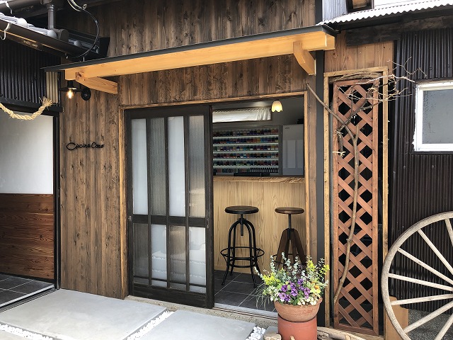 白竹木材が民家再生をお手伝いしたお店が蒲郡市西浦町にオープンしました。